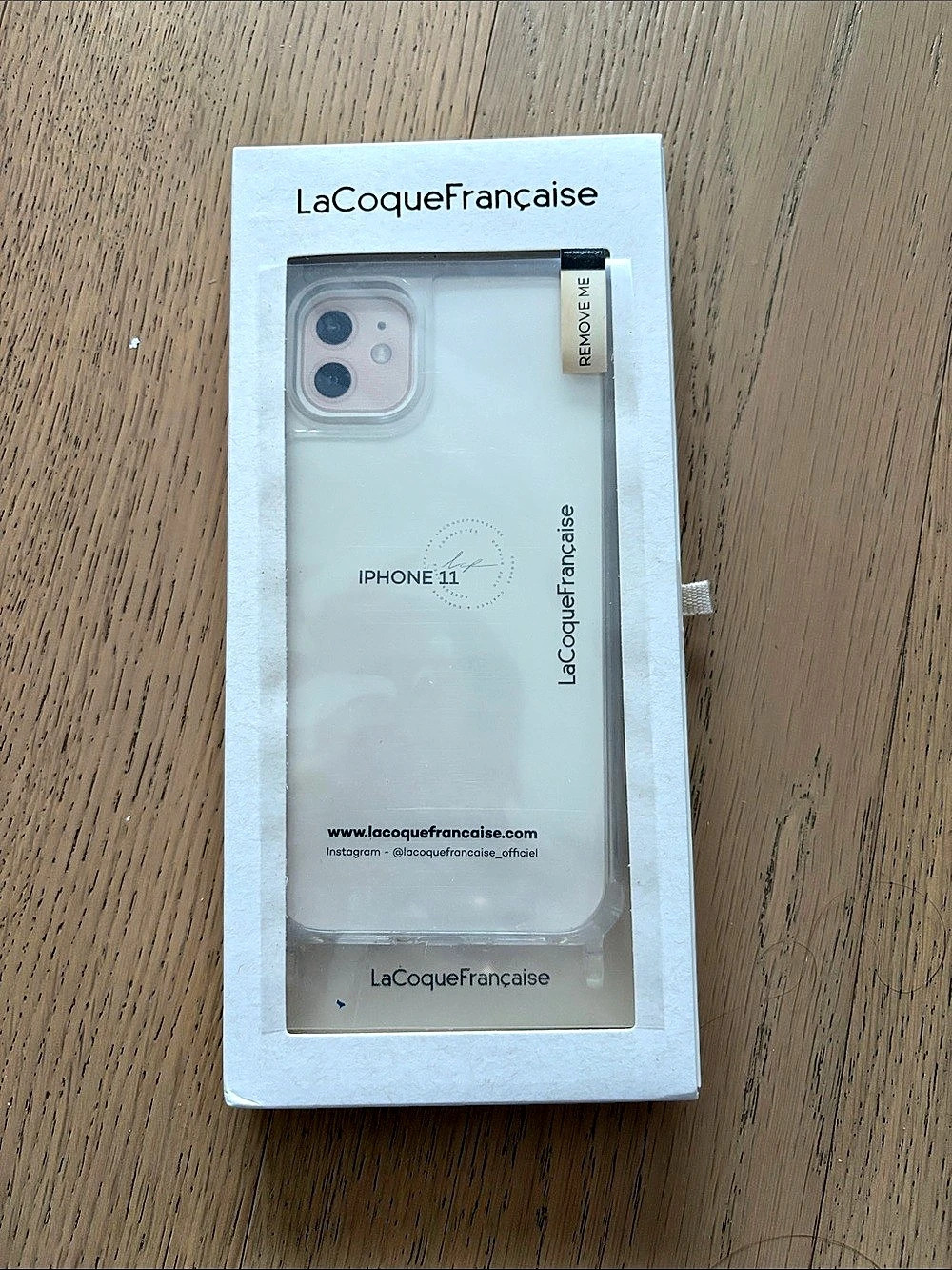 LaCoqueFrançaise iPhone 11 case Clear Phone Case NWT